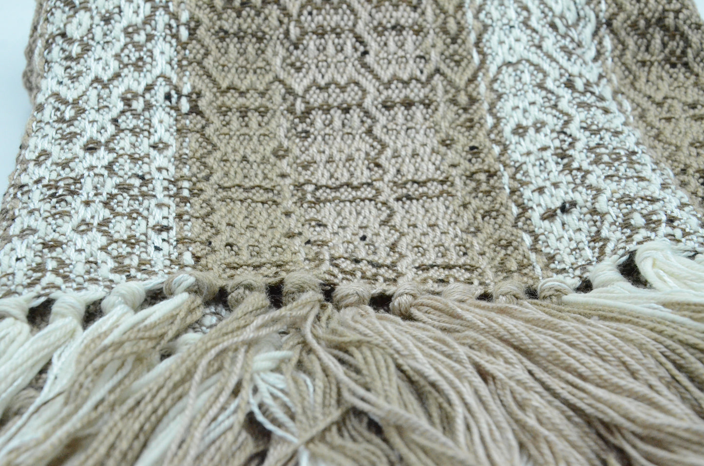 Sandy Retreat Throw Blanket | Handwoven