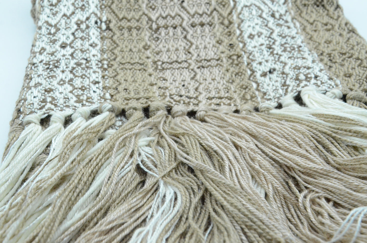 Sandy Retreat Throw Blanket | Handwoven