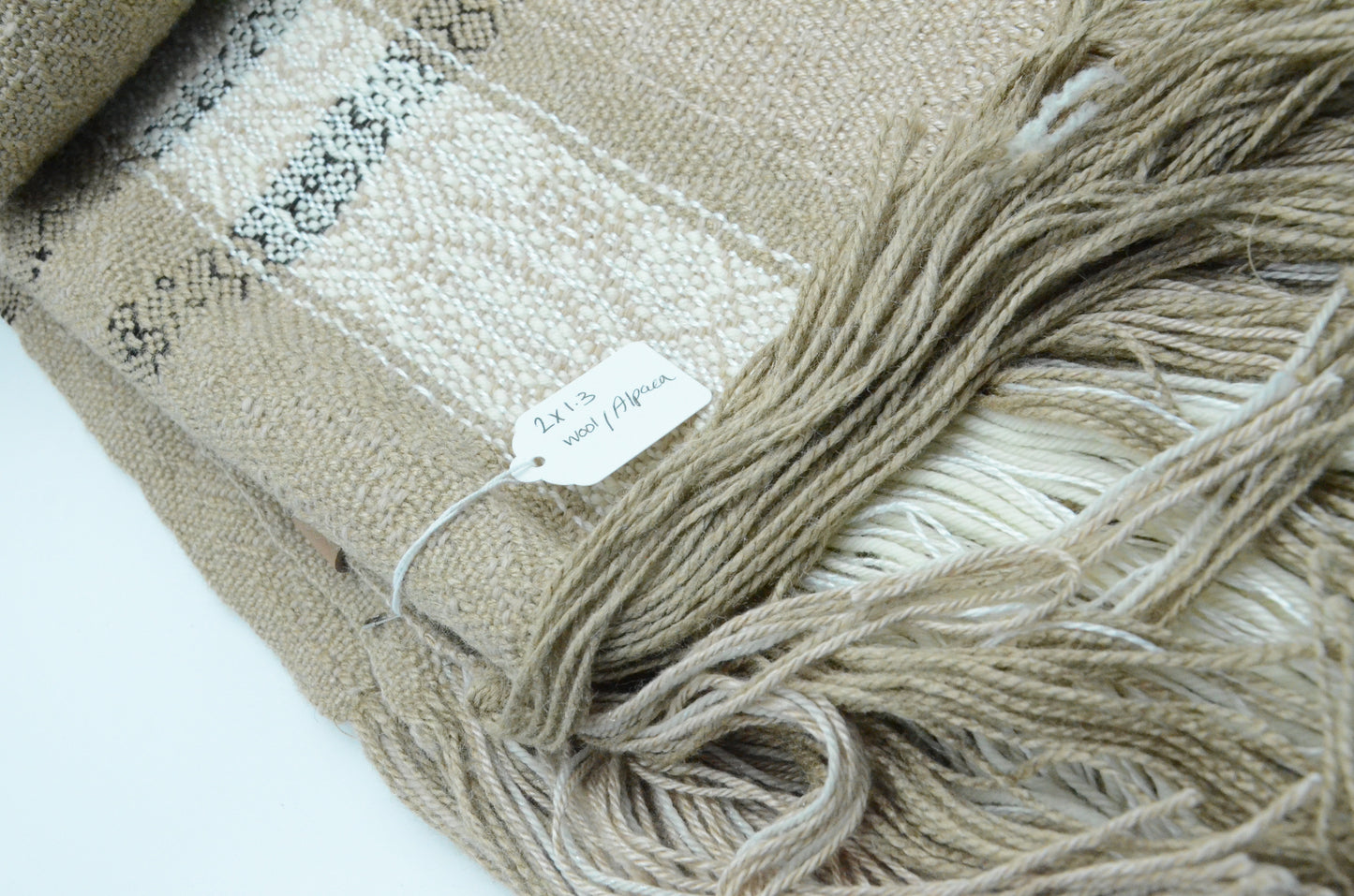 Neutral Bliss Throw Blanket | Handwoven 