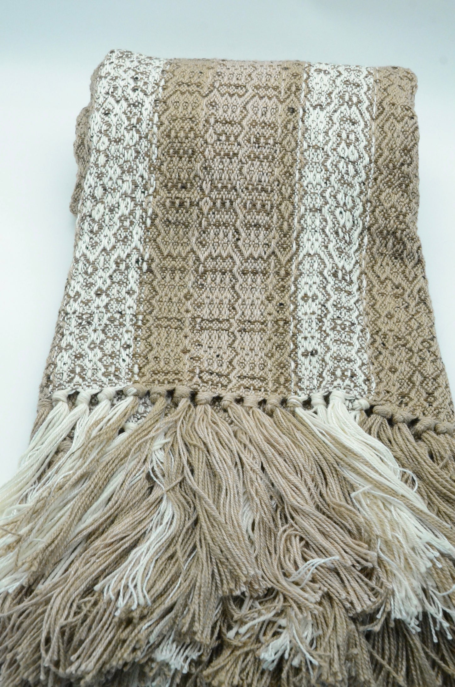 Sandy Retreat Throw Blanket | Handwoven 